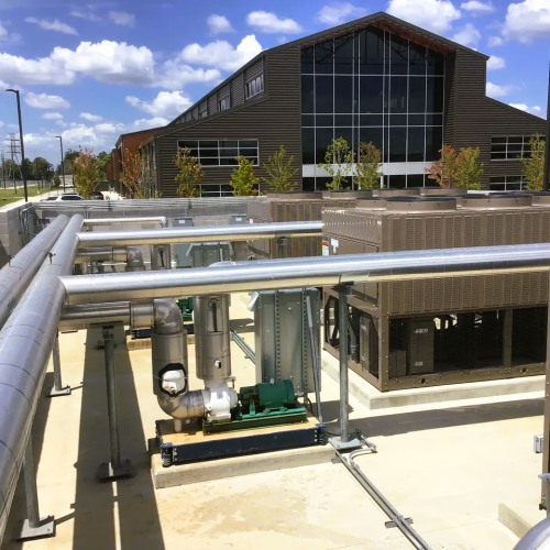 Home commercial mechanical services chilled water projects