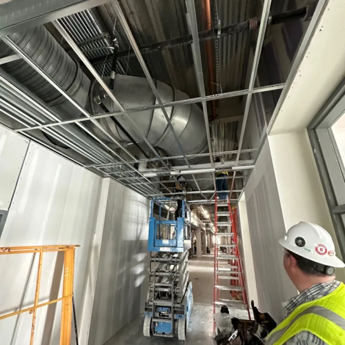 Home installing ductowrk and overhead systems mechanical services 'services and repair'