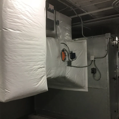 Home insulated ductwork and mounted 'environmental control'