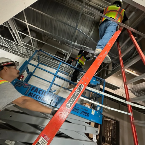 Home overhead ductwork and systems mechanical services 'service and repair'