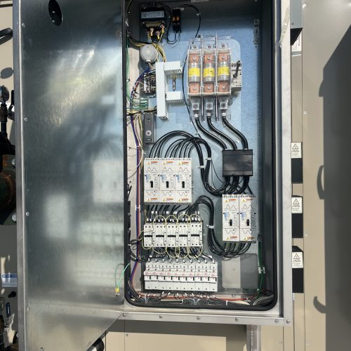 Home power panel for a large commercial hvac rooftop unit commercial mechanical services 'preventative maintinence'.jpg